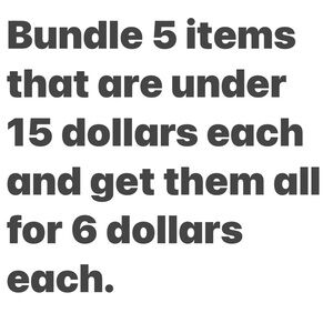 Bundle of 5 Items